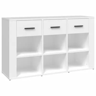 Komoda - Predalnik bela 100x30x59,5 cm inženirski les