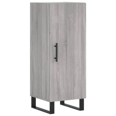 Komoda - Predalnik siva sonoma 34,5x34x90 cm inženirski les