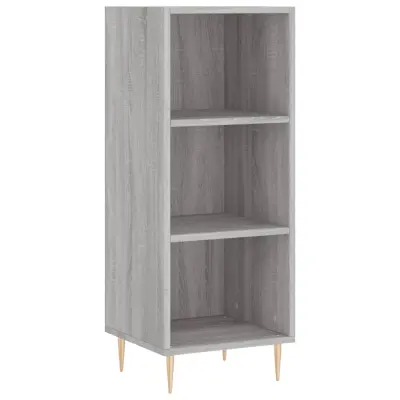 Komoda - Predalnik siva sonoma 34,5x32,5x90 cm inženirski les