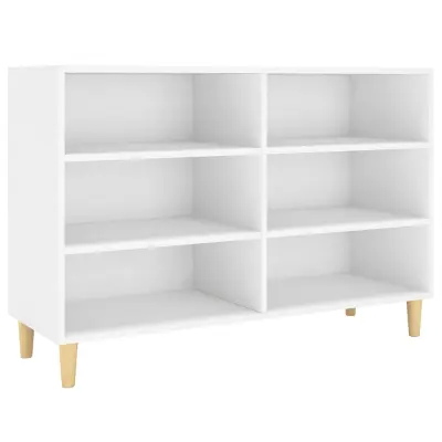 Komoda - Predalnik bela 103,5x35x70 cm iverna plošča