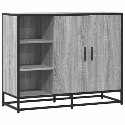 Komoda - Predalnik siva sonoma 92x35x76 cm inženirski les