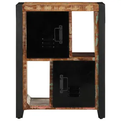 Komoda - Predalnik večbarvna 55x35x70 cm trden predelan les