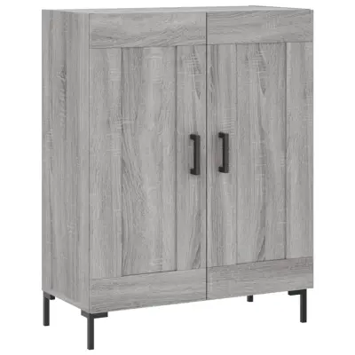 Komoda - Predalnik siva sonoma 69,5x34x90 cm inženirski les