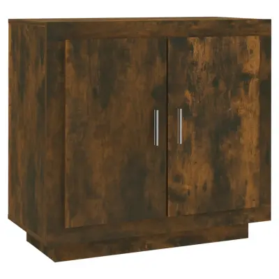 Komoda - Predalnik dimljeni hrast 80x40x75 cm konstruiran les