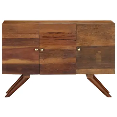 Komoda - Predalnik rjava trden predelan les 110x30x75 cm