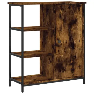 Komoda - Predalnik dimljeni hrast 70x30x80 cm inženirski les