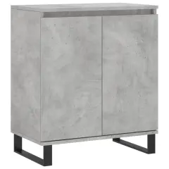 Komoda - Predalnik betonsko siva 60x35x70 cm inženirski les