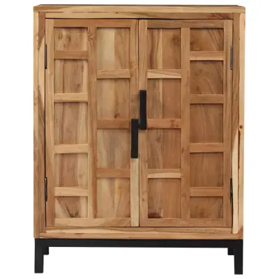 Komoda - Predalnik iz trdnega akacijevega lesa 60x35x76 cm rjava