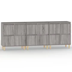 Komoda - Predalnik 3 kosa siva sonoma 60x35x70 cm inženirski les