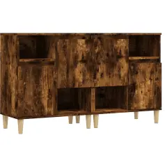 Komoda - Predalnik 2 kosa dimljeni hrast 60x35x70 cm inženirski les
