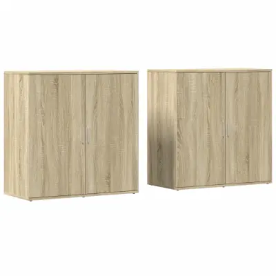 Komoda - Predalnik 2 kosa sonoma hrast 79x38x80 cm inženirski les