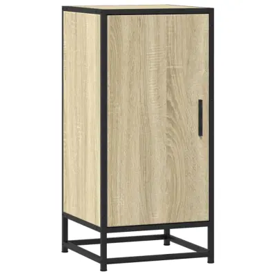 Komoda - Predalnik sonoma hrast 35,5x35x76 cm inženirski les in kovina