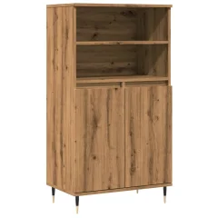 Visoka omara - Komoda - Predalnik artisan hrast 60x36x110 cm inženirski les