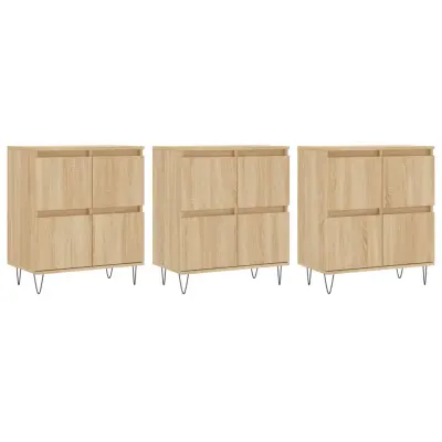 Komoda - Predalnik 3 kosi sonoma hrast inženirski les