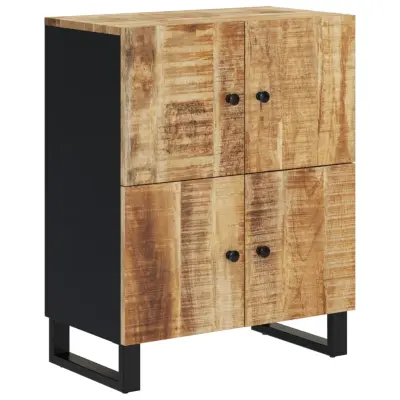 Komoda - Predalnik s 4 vrati 60x33x75 cm trden mangov les