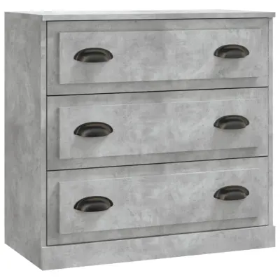 Komoda - Predalnik betonsko siva 70x35,5x67,5 cm inženirski les