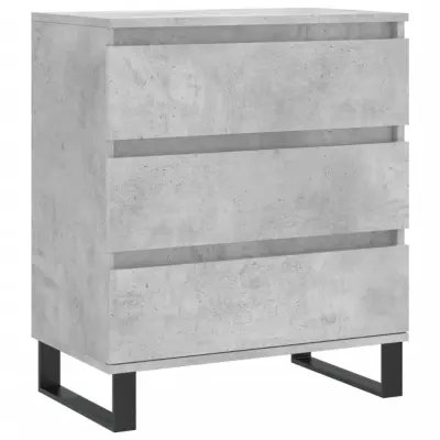 Komoda - Predalnik betonsko siva 60x35x70 cm inženirski les