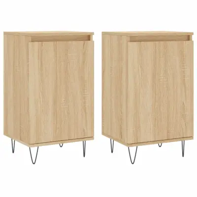 Komoda - Predalnik 2 kosa sonoma hrast 40x35x70 cm inženirski les