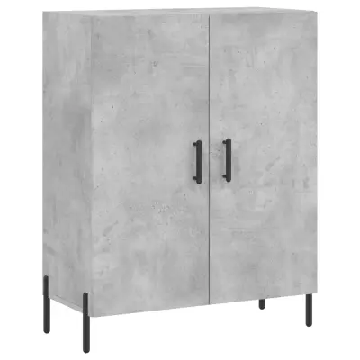 Komoda - Predalnik betonsko siva 69,5x34x90 cm inženirski les