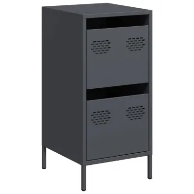 Komoda - Predalnik antracit 35x39x73,5 cm hladno valjano jeklo