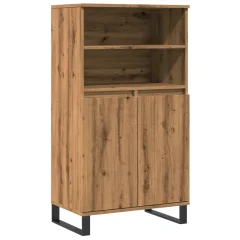 Visoka omara - Komoda - Predalnik artisan hrast 60x36x110 cm inženirski les