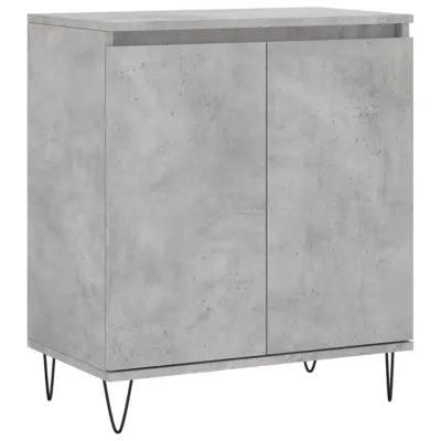 Komoda - Predalnik betonsko siva 60x35x70 cm inženirski les