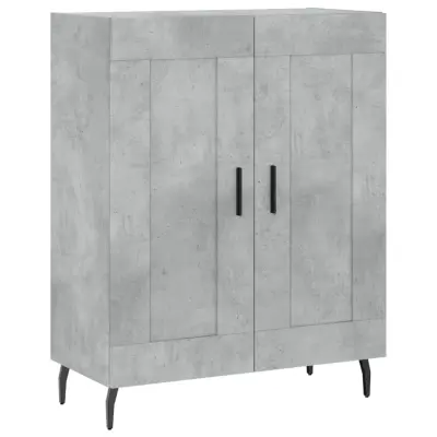 Komoda - Predalnik betonsko siva 69,5x34x90 cm inženirski les