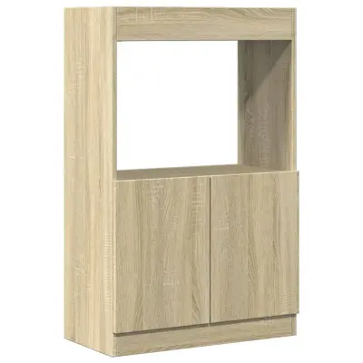 Visoka omara - Komoda - Predalnik sonoma hrast 63x33x100 cm inženirski les