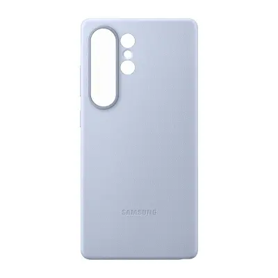 Samsung, Vrhunski ovitek za Galaxy S25 Ultra iz elegantnega, trpežnega pravega usnja, Svetlo modra