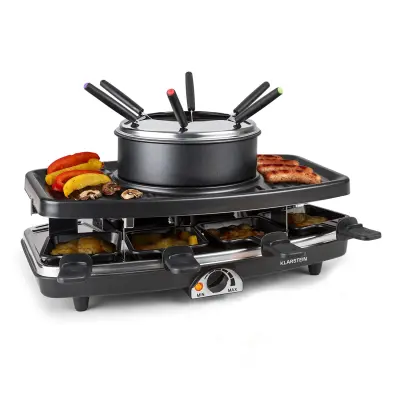 Klarstein Entrecote,1100 W, 8 Oseb, Raclette Žar, fondi