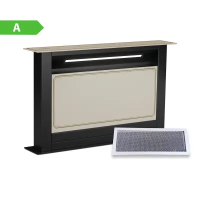 Klarstein Victoria Downdraft dvižna kuhinjska napa, 60 cm, A, 8 stopenj + boost (kremna barva)