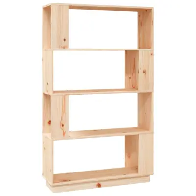 Knjižna omara - Knjižni regal 80x25x132 cm trdna borovina