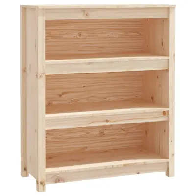 Knjižna omara - Knjižni regal 80x35x97 cm trdna borovina