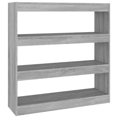 Knjižna omara - Knjižni regal siva sonoma 100x30x103 cm