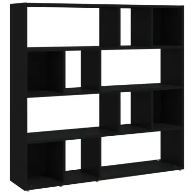 Knjižna omara - Knjižni regal črna 105x24x102 cm