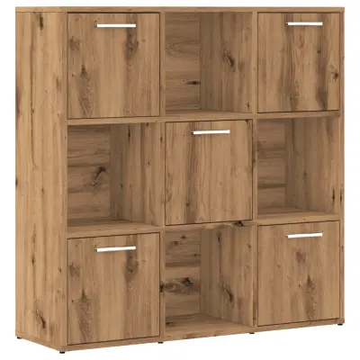 Knjižna omara - Knjižna polica - Knjižni regal artisan hrast 90x28x90 cm inženirski les