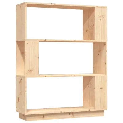 Knjižna omara - Knjižni regal 80x25x101 cm trdna borovina