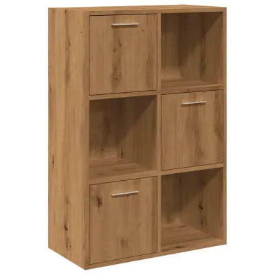 Knjižna omara - Knjižna polica - Knjižni regal artisan hrast 60,5x30x90 cm inženirski les