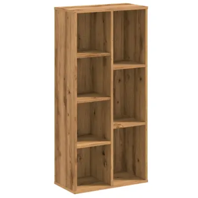 Knjižna omara - Knjižni regal hrast 50x25x105 cm inženirski les
