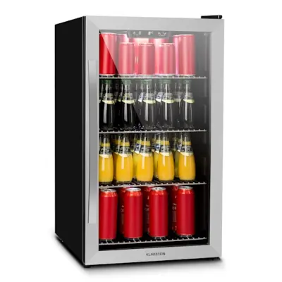 Klarstein Beersafe 4XL\, hladilnik\, za pijačo\, 124 l\, 0-10 °C\, steklo\, A+\, nerjaveče jeklo\, Nerjaveče jeklo