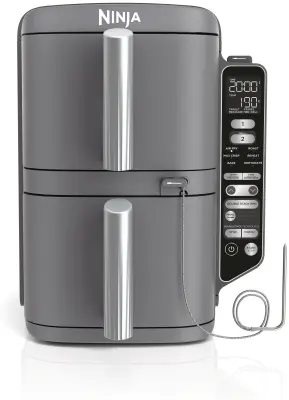 NINJA SL451EU 9,5L with probe Double Stack XL/2 navpičen cvrtnik na vroč zrak