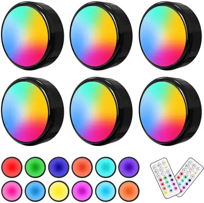 LED reflektorji 13 barv zatemnitveni daljinski upravljalnik 6-Pack