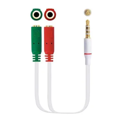 Avdio adapter NANOCABLE Jack 3,5 moški / 2X priključek 3,5 ženski