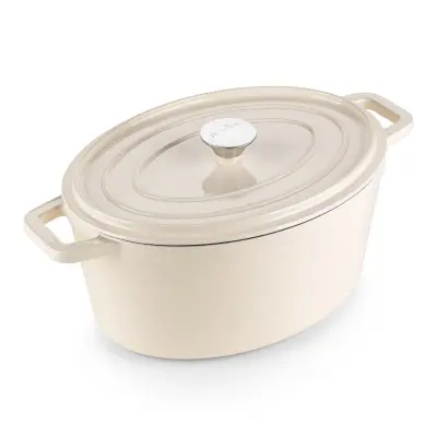 Litožel. ovalni lonec Blacksmith,31,bel