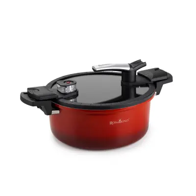 Lonec za kuhanje pod tlakom s pametno pokrovko Rosmarino Fresh Cooker 6,2 L – 28 cm