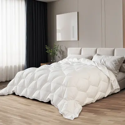 Celoletna prevleka 210 x 260 cm 250g | Toplo in mehko polnilo iz bombaža | Mikrovlakna | 2 osebi