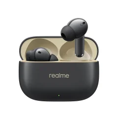 Realme, Buds T300 IP55 Bluetooth 5.3 slušalke z nizko zakasnitvijo 50 ms, Črna