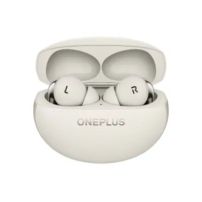 Oneplus, OnePlus Buds 3 slušalke Bluetooth 5.4 ANC IP55 Lunar Radiance, Bela