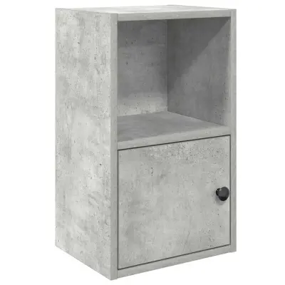 Knjižna omara - Knjižni regal betonsko siva 31x24x52 cm inženirski les