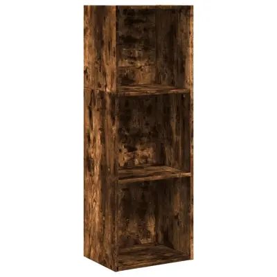 Knjižna omara - Knjižni regal dimljeni hrast 40x30x114 cm inženirski les
